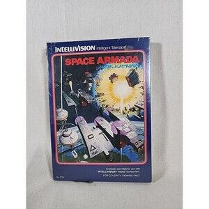 Space Armada Mattel Intellivision Video Game Complete in Box